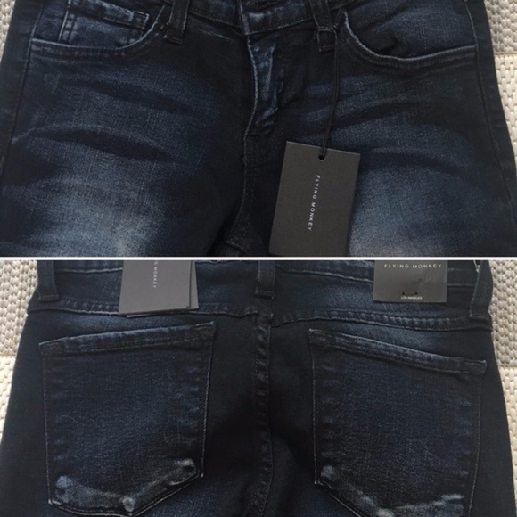 NWT Deep Dark Fade Skinny Jeans Size 26 - Picture 5 of 6